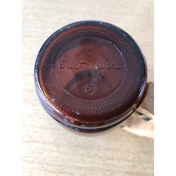 Vintage Siesta Ware Amber Glass Beer Hound Mug USA‎ Chicopee Mass ARW Ranch? - Picture 4 of 4